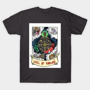 Wheel of fortune tarot T-Shirt